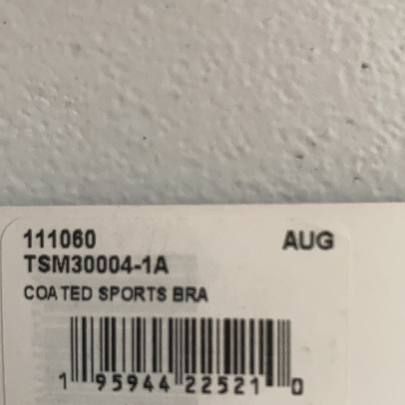 Relisted Tahari Sport tan snakeskin print animal print sports bra S M L - Picture 16 of 16